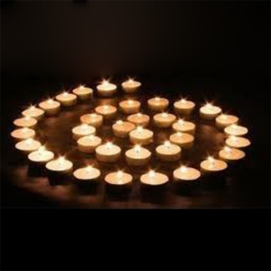 Candles in a circle