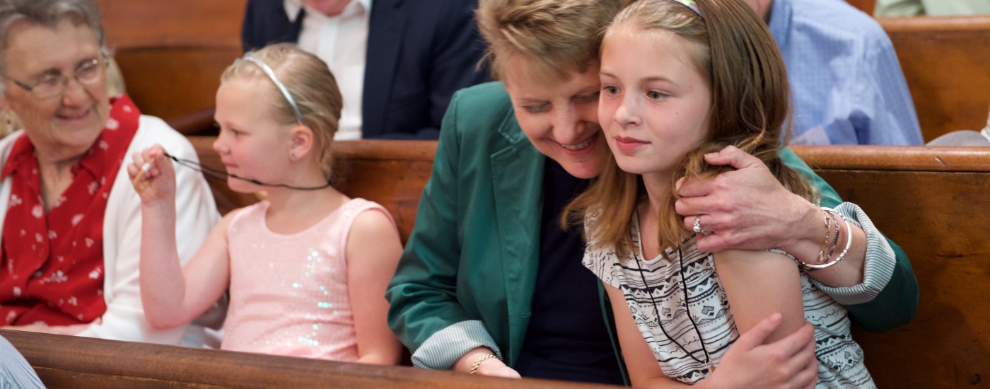 Family in worship